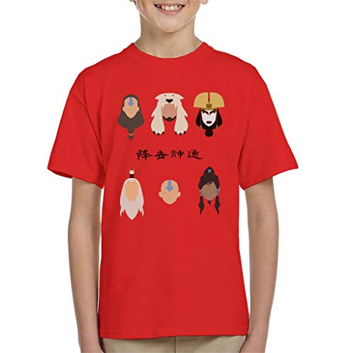 Cloud City 7 Avatar The Last Airbender Past Avatar Heads Kid's T-Shirt