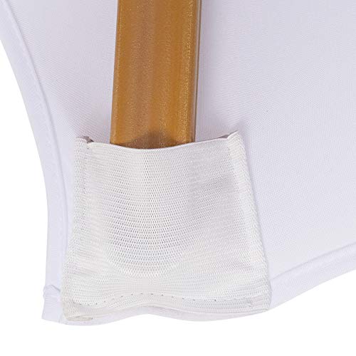 CO-Z 50 PCS Fundas para Sillas de Boda Fundas Protectoras de Silla para Fiesta para Ceremonias, Banquetes, Comedores y Salas de Conferencias Seat Covers para Restaurante, Hotel (50 PCS)