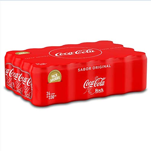 Coca-Cola Sabor Original - Refresco de cola - Pack 24 latas 330 ml