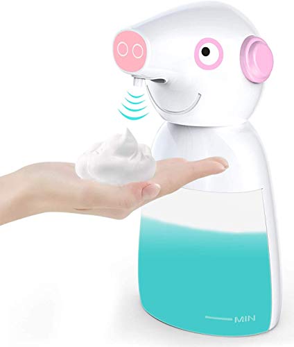 Cocoda Dispensador Jabon Automático, 330ml Dosificador Jabon Sensor Infrarrojo Sin Contacto, Dispensador Jabon con 3 Modos y Resistente al Agua IPX3 Adecuado para Baño, Cocina, Inodoro, Oficina, Hotel