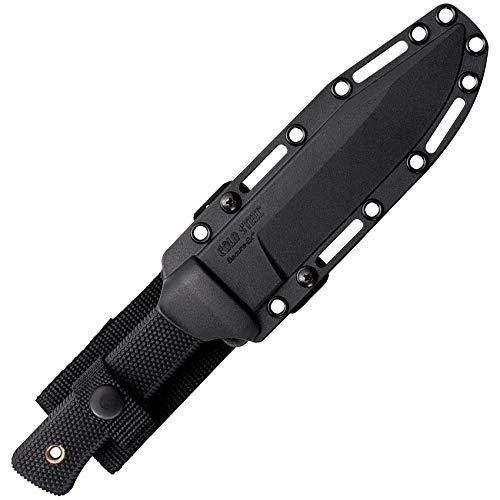 Cold Steel Cuchillo 49LCKZ SRK con Hoja de Acero SK-5 de 15,2 cm y empuñadura de Kray-Ex Negra