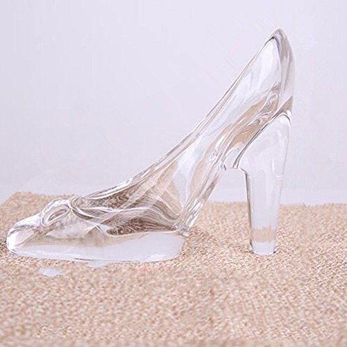 Colgante de zapato de cristal transparente Da.Wa de tacón, diseño de princesa, adorno para boda, decoración de fiestas, para niños y niñas