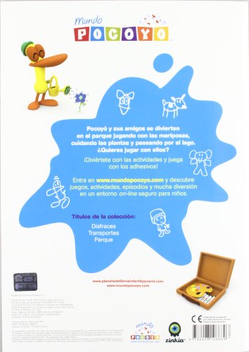 Colorea y juega con Pocoyo. Parque (Cuentos y actividades)