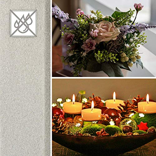 com-four® 3X Esponja para Arreglos Florales - Espuma Floral para Flores Secas - Esponja Plug In para Hacer Manualidades para Bodas y Cumpleaños (03 Piezas - Flores secas)