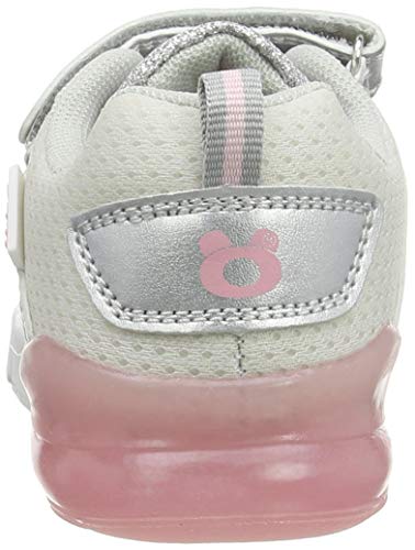 Conguitos Cosmos, Zapatos para bebé para Niñas, Plata, 33 EU