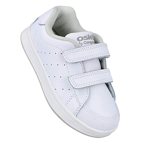 Conguitos Mini School, Deportivo Colegial Unisex niños, Blanco, 25 EU