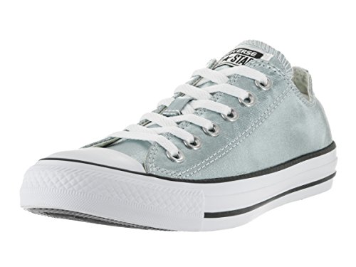 Converse Unisex Chuck Taylor All Star Ox Low Top Classic Metallic Glacier/White/Black Sneakers - 7 B(M) US Women / 5 D(M) US Men