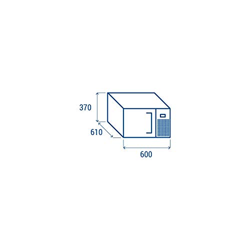 Cool Head - Célula de refrigeración y congelación profesional de Encimera – 3 GN 2/3