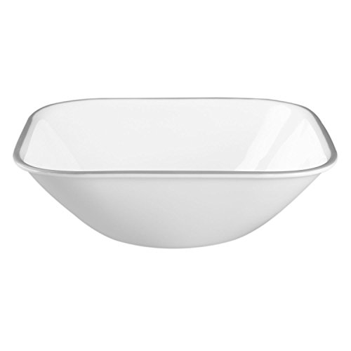 CORELLE - Juego de vajilla de 16 Piezas, de Vidrio Vitrelle Resistente a Las roturas y Las desportilladuras, Modelo Jacaranda, Servicio para 4 Personas, Color Morado