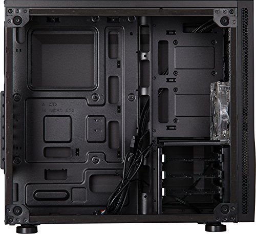 Corsair Carbide Series SPEC-05, Caja de PC (Mid-Tower ATX con Cristal Templado), Negro