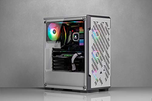 Corsair iCUE 220T RGB Airflow, Semi-Torre ATX Gaming con Cristal Templado Chasis - Blanco