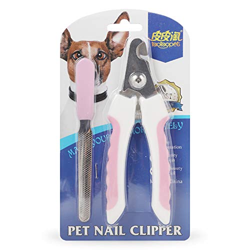 Cortaúñas y recortadora de uñas para perros con suministros de protección de seguridad - Navajas afiladas Razor Mangos antideslizantes resistentes Fácil y seguro de usar, Black Friday, el mejor r