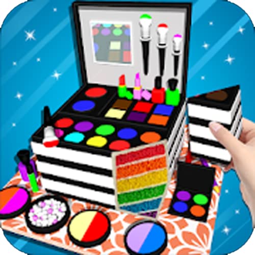 Cosmetic Box Cake Maker 3D! Makeup Cake Cooking