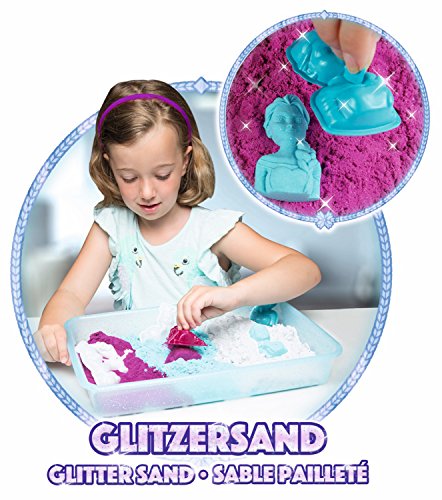 CRAZE-Kinetischer Spielsand The icequeen Magic Sand Frozen Box 54230-Arenas cinéticas para interior (600 g), color azul 54230 , color/modelo surtido