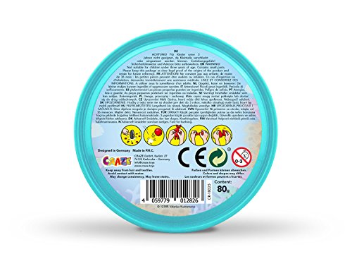 CRAZE Magic Dough Inteligente para niños Mermaid Green 80g en Lata BPA sin Gluten 12826, Color Verde