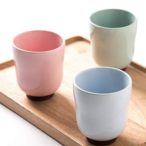 Creativa Desayuno, Taza De Café, De Té, Cerámica, Marcos Par De Tazas De Cerámica del Partido Hostelerías Copas Copas del Hogar Cocina De Un Restaurante Tazas De Leche (Color : Pink)