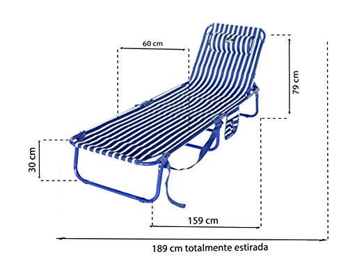 CREVICOSTA QUALITY MARK MARCAS DE CALIDAD Tumbona 410-2 SIN TOLDO. Marinera