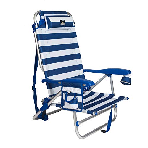 CREVICOSTA Silla Playera Nevera 2108 Azul Y Blanco