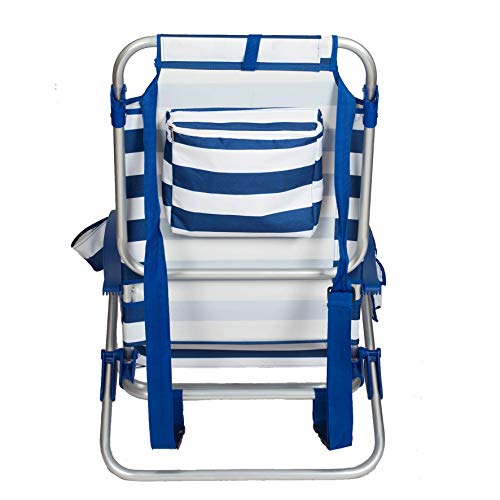 CREVICOSTA Silla Playera Nevera 2108 Azul Y Blanco