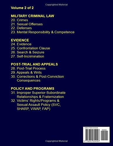 Criminal Law Deskbook - Volume 2: January 2019