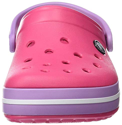 Crocs Crocband U, Zuecos Unisex Adulto, Rosa (Paradise Pink-Iris), 37-38 EU