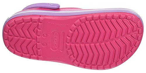 Crocs Crocband U, Zuecos Unisex Adulto, Rosa (Paradise Pink-Iris), 37-38 EU