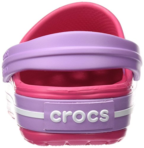 Crocs Crocband U, Zuecos Unisex Adulto, Rosa (Paradise Pink-Iris), 37-38 EU