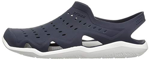 Crocs Swiftwater Wave M Zapatos de agua Hombre, Azul (Sea/Blue/White/Strap), 41-42 EU (7 UK)