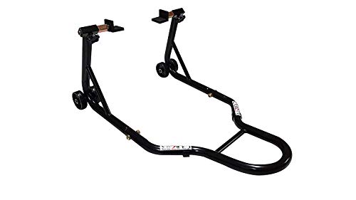 Cruizer CAV-2141, Caballete Trasero Universal para Motos, Negro