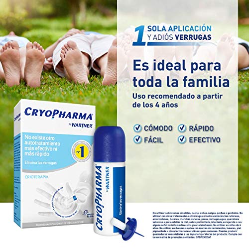 Cryopharma Tratamiento Anti Verrugas - Tratamiento para Quitar Verrugas Comunes y Plantares - Criogenización de verrugas - 50 ml