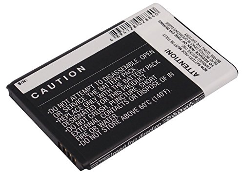 CS-HDP180XL Batería 1600mAh Compatible con [HTC] A9292, Arrive, Captain, Cedar 100, EVO 4G, Fortress, Imagio, Maple 100, Maple 120, Ozone, Qilin, RHOD100, Rhodium 100, Rhodium 300, Rhodium W, S511, S