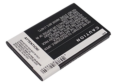 CS-HDP180XL Batería 1600mAh Compatible con [HTC] A9292, Arrive, Captain, Cedar 100, EVO 4G, Fortress, Imagio, Maple 100, Maple 120, Ozone, Qilin, RHOD100, Rhodium 100, Rhodium 300, Rhodium W, S511, S