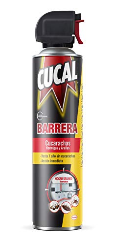 Cucal Aerosol Barrera contra Cucarachas, Hormigas y Arañas - 400 ml