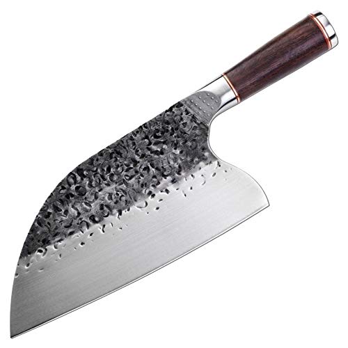 Cuchillo de cocina Cuchillo de carnicero de acero inoxidable 5CR15MOV Chop china Cleaver cuchillo de cocina Chef herramientas con mango de madera de cocción Herramientas de cocina