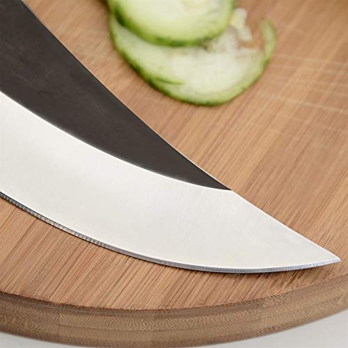 Cuchillo de cocina forjado 5.5 pulgadas de piel de deshuesar camping Serbia Cuchillo hecho a mano lleno de la espiga en rodajas la cocina del cocinero del carnicero cuchillo del regalo de la envoltura