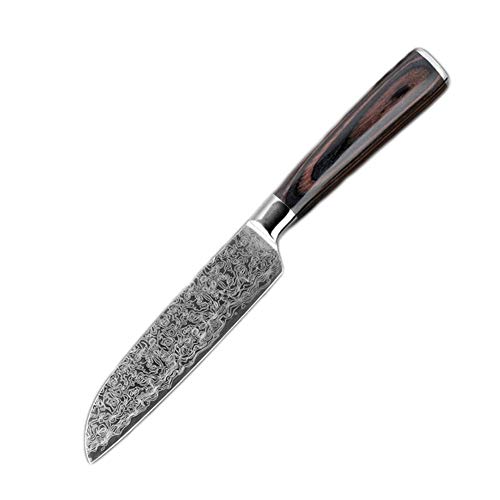 Cuchillos Cocina Fruta pelada de acero inoxidable carne cortada cuchillo de cocina chef de láser patrón de Damasco en rodajas Utilidad santoku conjunto de herramientas de cocina Set