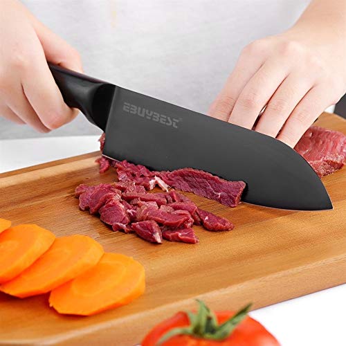 Cuchillos cocina juego Cocina de acero inoxidable Cuchillos Santoku Cuchillos japoneses ultra pelado de utilidad Cuchillo Chef carne de pescado cuchillo sostenido utensilios de cocina