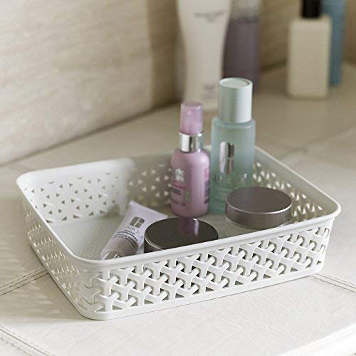 Curver - Bandeja Organizadora A5 MyStyle Rectangular - Color Blanco Roto