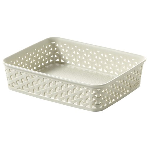 Curver - Bandeja Organizadora A5 MyStyle Rectangular - Color Blanco Roto