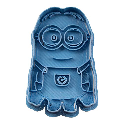 Cuticuter Minion cortador de galletas, azul. 8x7x1,5cm