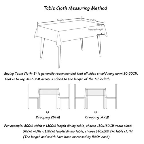 Daesar Mantel de Poliester Manteles para Mesa Rectangular Tela Patrón Cristalino Cielo Azul Estilo 1 Mantel Mesa 140x220CM