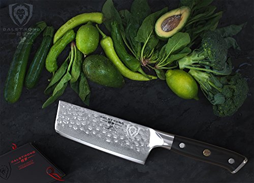 Dalstrong Nakiri vegetales cuchillo - Shogun serie X - VG10 - martillado acabado - 6"(152mm)