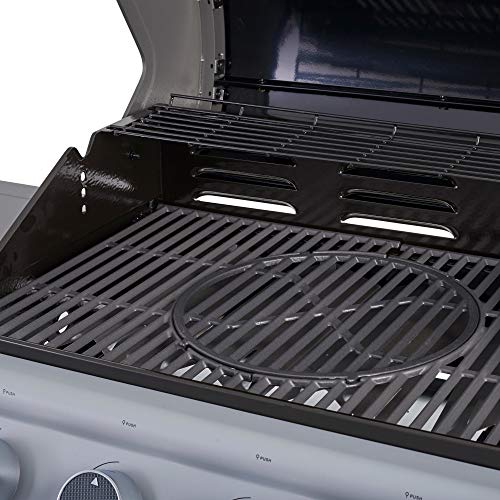 Dangrill - Barbacoa de gas 4 quemadores Frigg Design Danese BBQ con sistema Grill Flex