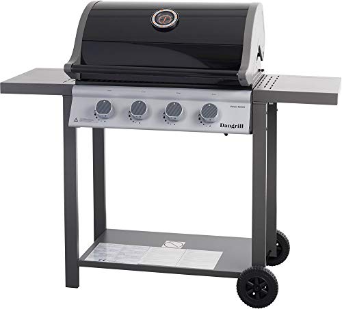 Dangrill - Barbacoa de gas 4 quemadores Frigg Design Danese BBQ con sistema Grill Flex