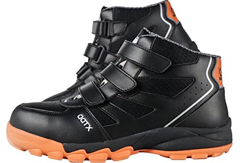 DDTX Botas de Seguridad Hombre (Puntera Compuesta,Entresuela de Kevlar,Aislamiento) Zapatos de Trabajo de Electricista Cómodas Transpirables Negro Talla 40