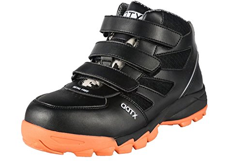 DDTX Botas de Seguridad Hombre (Puntera Compuesta,Entresuela de Kevlar,Aislamiento) Zapatos de Trabajo de Electricista Cómodas Transpirables Negro Talla 40