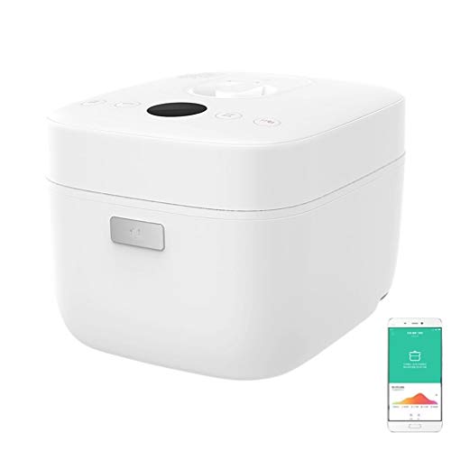 De presión eléctrica Cocinas 5L de gran capacidad olla a presión inteligente de control App reserva automática olla a presión de temporización (Color : White, Size : US plug)