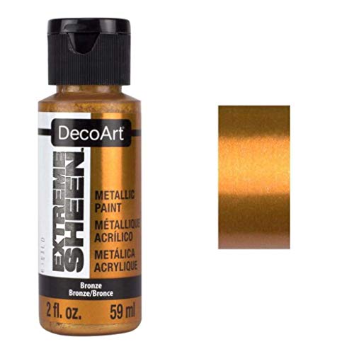 Deco Art Americana – Extreme Brillo Tarro de Pintura, acrílico, Bronce, 3,5 x 3,5 x 10 cm