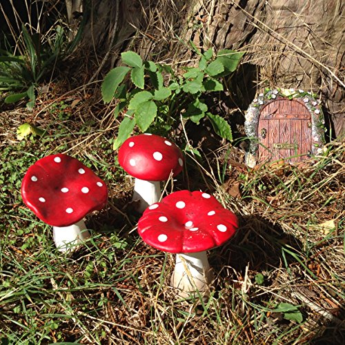 Décor fée de jardin Mushrooms