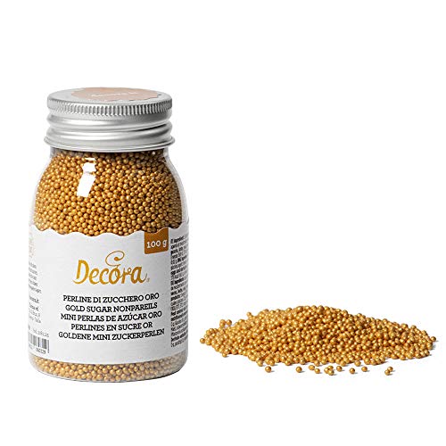 Decora Miniperlas De Azucar Oro 100 g